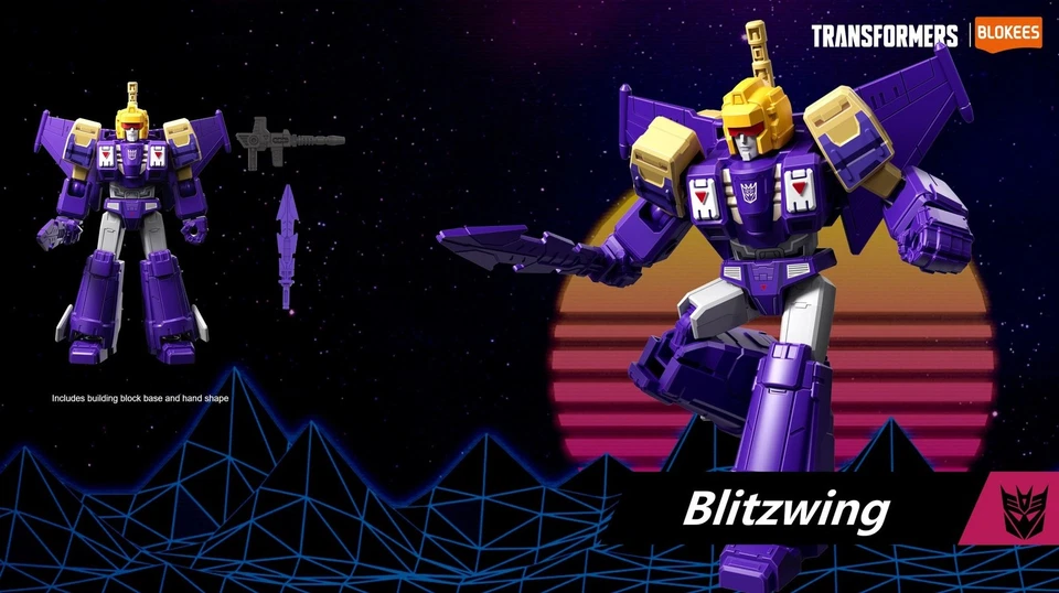 Transformers Blitzwing Blokees Galaxy Versión 08 Figura de Acción Modelo Kit Juguetes Foto 2 de 4