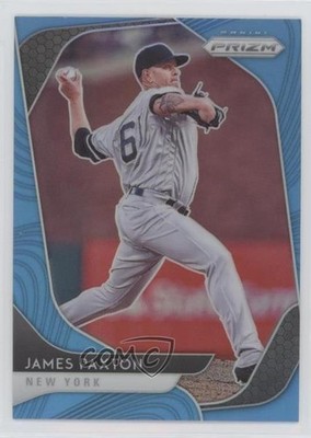 2020 Panini Prizm Mega Box Carolina Blue Prizm James Paxton #87 06sb