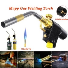 Propane Torch Head High Intensity Mapp Trigger Start Gas Torch Soldering Kit