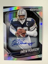 DREW PEARSON 2025 Prizm Black Silver Prizm Legend AUTO SP NICE!