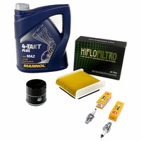 Wartungspaket FüR GPZ 500 S -2003 ÖL 4L+Luftfilter+ÖLfilter+ZüNdkerzen
