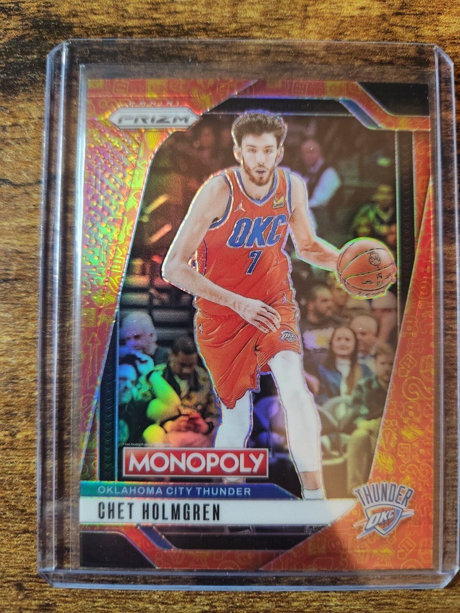 チリーン プロモ バトルロード 2024-25 Prizm Monopoly Chet Holmgren Orange Icon Prizm 1415/1499