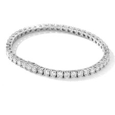 4MM D Color VVS1 Moissanite Tennis Bracelet 925 Sterling Silver Pass Tester Gift
