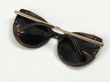 Salvatore‎ Ferragamo Havana Brown Oversized Cat Eye Sunglasses New Retails $325 Ferragamo Salvatore Ferragamo Brown Cat Eye Ladies  main image 3