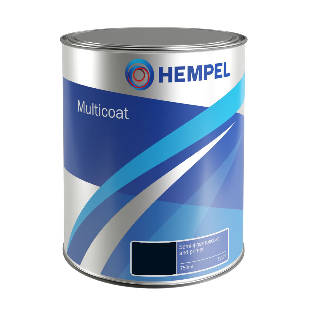 Hempel Multicoat Semi Gloss - Black - 750ml (Boat / Marine / Yacht)