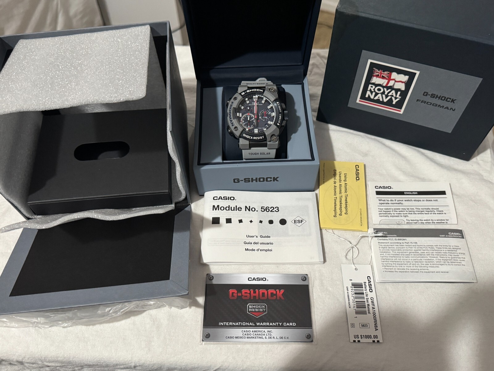 G-shock Frogman Royal Navy Limited Edition [read description & see pictures] 