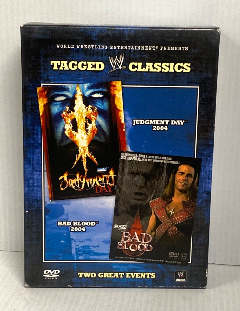 WWE Tagged Classics~ Judgement Day 04 & Bad Blood 04 DVD, 2009, 2