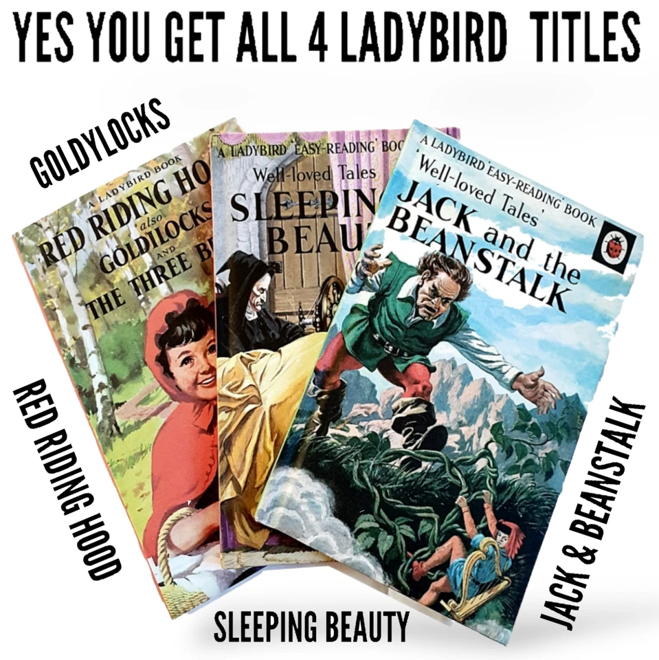 Ladybird Books CHRISTMAS GIFT DEAL 3 BOOK SET Red Riding Hood Jack & Beanstalk + - Image 1 of 1