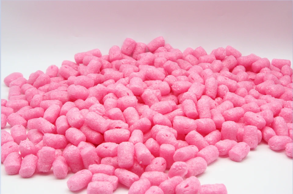 Flo-Pak ROSA verpackungschips verpackungsmaterial füllmaterial styropor 200-400l - Bild 4 von 4