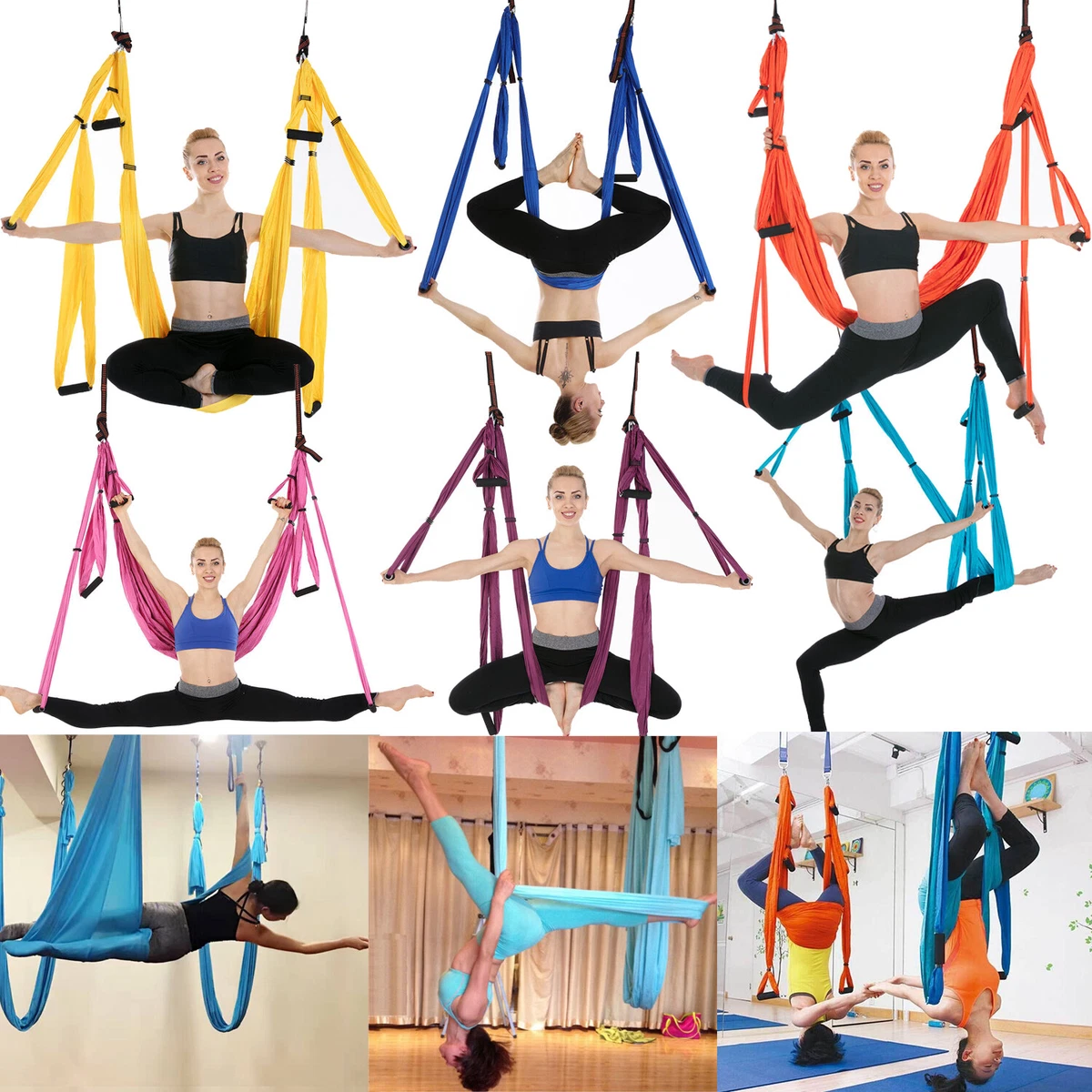 Aerial Yoga Swing Set, Yoga Hamaca Flying Trapeze Yoga Yoga Aéreo