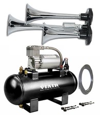 Train Style Triple Trumpet Air Horn With Viair 275c Compressor 1.5g 120psi 20003 Train Style Triple Trumpet Air Horn With Viair 275c Compressor 1.5g 120psi 20003