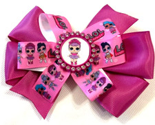 Beautiful Children's Character inspired hair bow for girls.