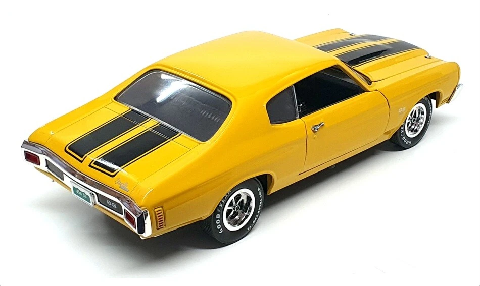 Ertl 1 18 Scale 91123D 1970 Chevrolet Chevelle SS 454 Yellow