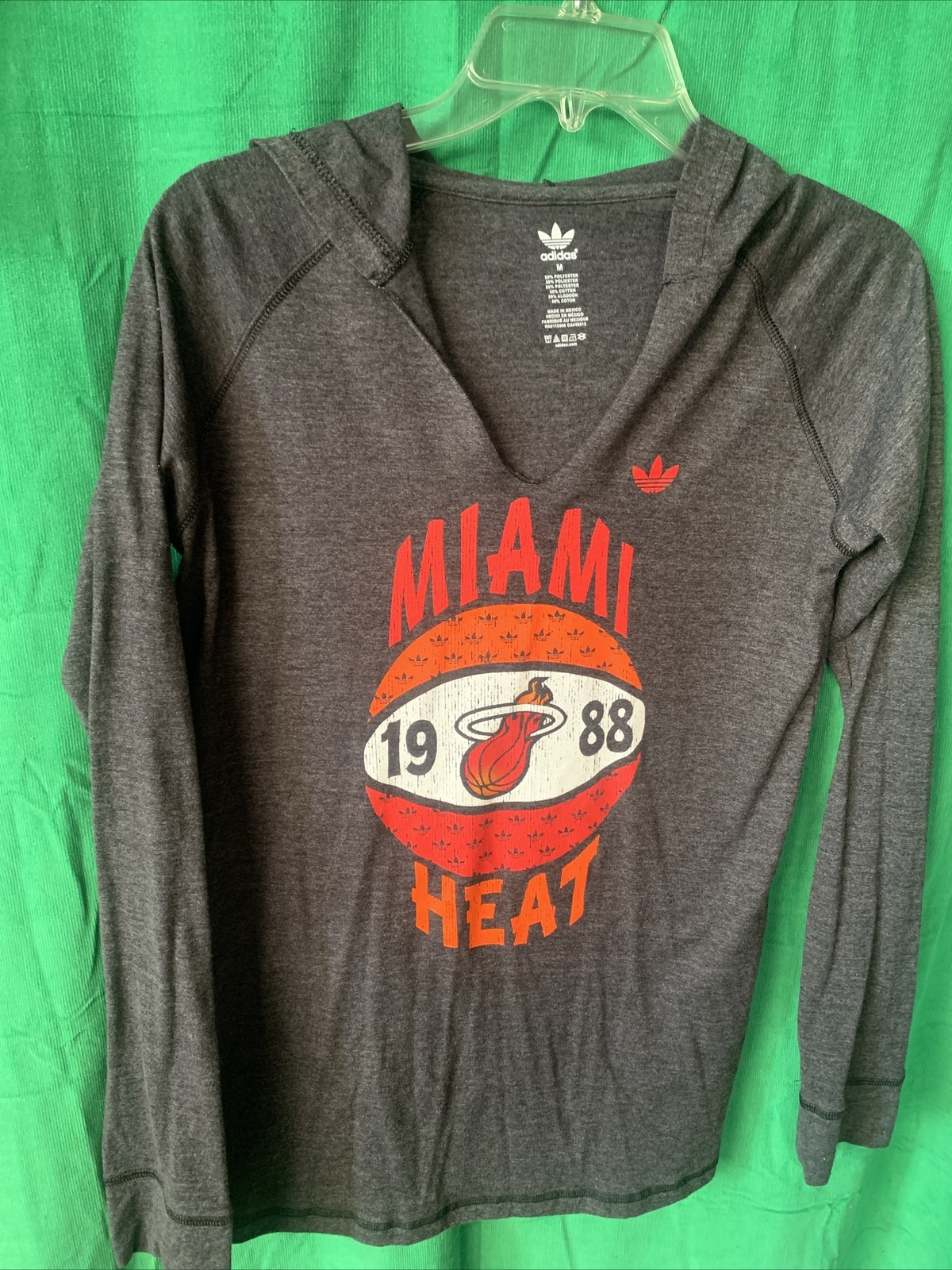 Mujer Adidas Miami Heat 1988 color gris talla M