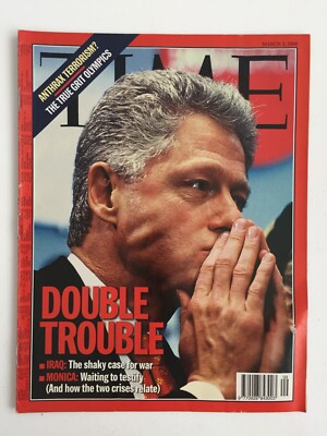 TIME MAGAZINE March 2 1998 Anthrax Terrorism ? Double Trouble