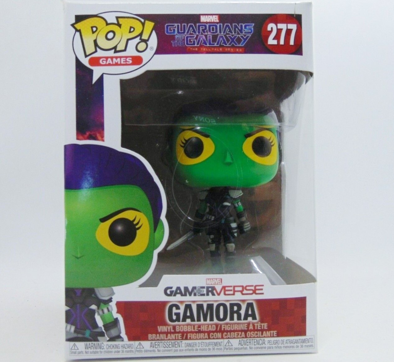 Funko Pop! Vinilo Guardians Of The Galaxy: The Telltale Series Gamora #277