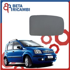 Specchietto Vetro Piastra Vetrino Specchio Fiat Panda 169 2003 2009 Destro Dx