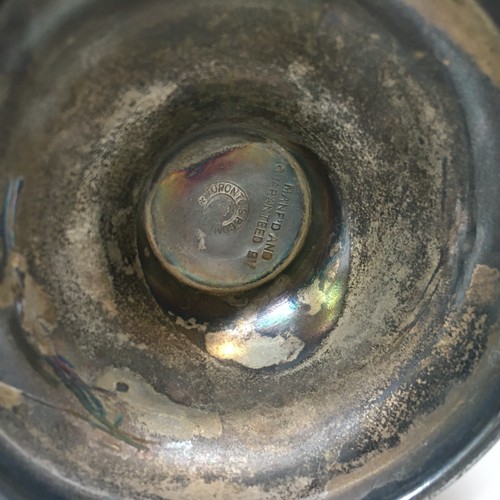 1910 Gymnastics Sporting Silverplate Trophy with Wood Pedestal BIN - Picture 8 of 9