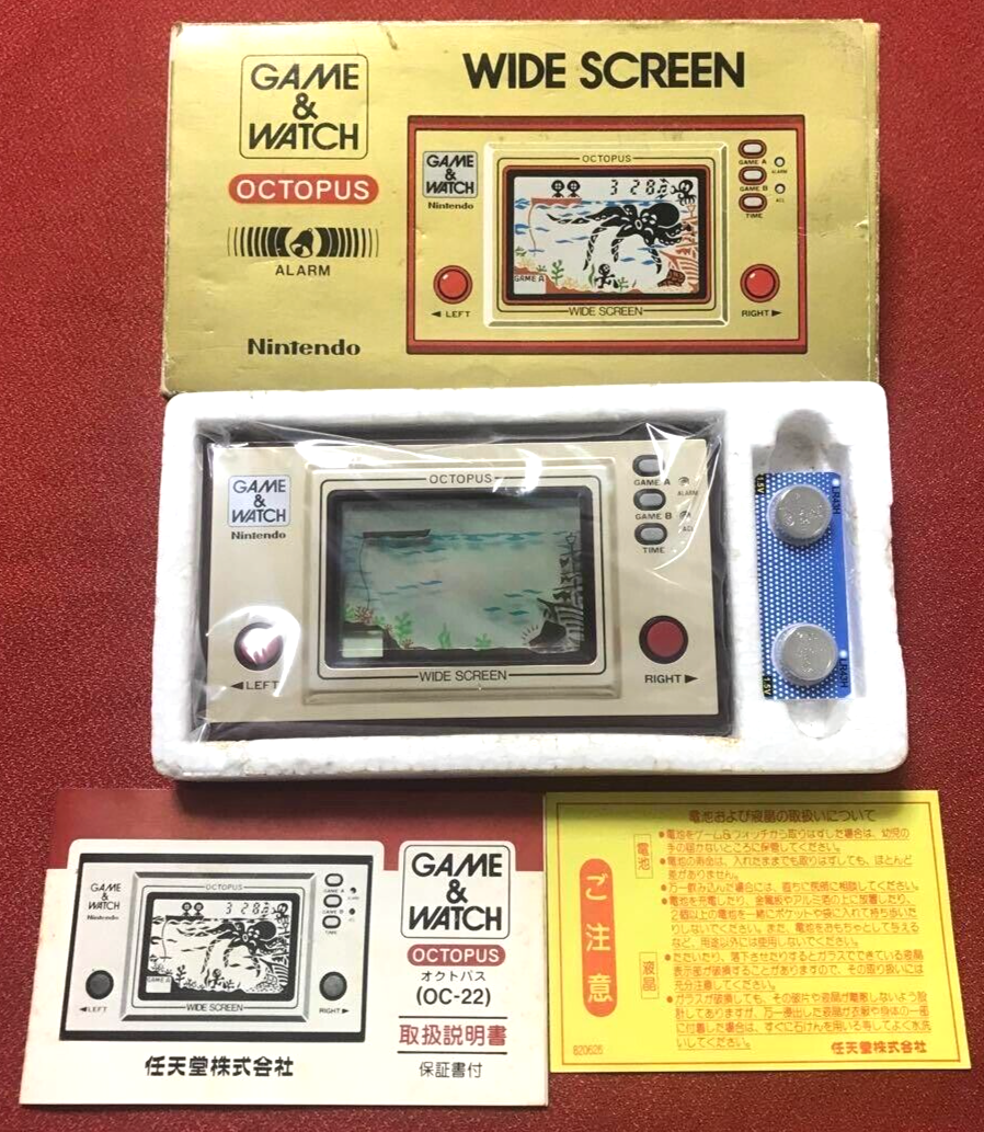 Nintendo Game&watch ゲームウォッチ オクトパス OC-22
