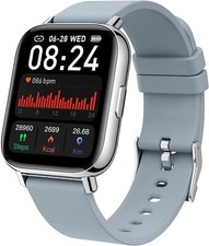 SmartWatch Fitness Tracker Waterproof Heart Rate Monitor Compatible with iPhones