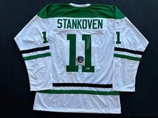 LOGAN STANKOVEN DALLAS STARS SIGNED HOCKEY Home JERSEY BAS COA