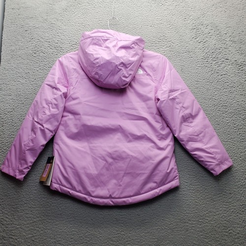 The North Face Freedom Insulated Jacket Youth 10 Pink Dryvent Hooded Full Zipper - Picture 2 of 16