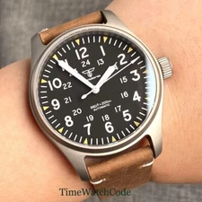 Tandorio Titanium Automatic Watch for Men 39mm 20ATM NH35 PT5000 Sapphire Glass