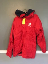 Pro Rainer Red Reflective Waterproof Reflective Sailing Boating Fishing Coat Men