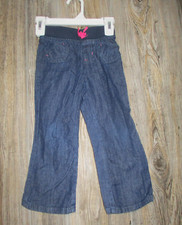 Jumping Beans Girls Size 4T Pull on Lightweight Jeans