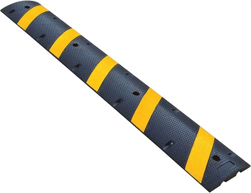 Modular Rubber Traffic Speed Bumps - Parking Lots, Neighborhood Safety - 第 4/5 張圖片
