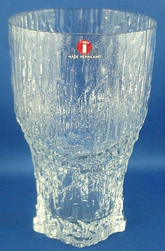 Vintage IITTALA Finland ASLAK Scandinavian Art Glass HIGHBALL GLASS TUMBLER - AU - Bild 2 von 9