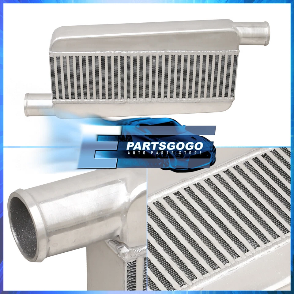 Universal 26"X10.5"X3" Bar & Plate Front Mount FMIC Intercooler Turbocharger JDM - Image 2 of 4