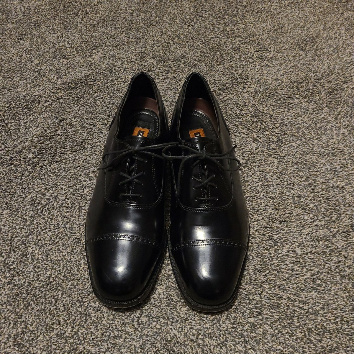 Florsheim Men\'s Size 11 E Black Leather Cap Toe Oxford Dress Shoes 509449 61rqoKbd6lL._AC_UL1500.jpg?v=  main image 2