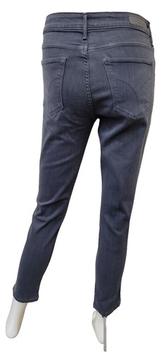 Jeans da donna grigi Calvin Klein taglia 6 skinny alla caviglia 30X27 - Foto 2 di 3