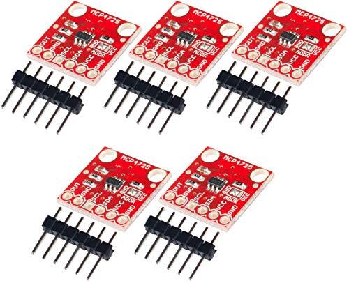 TECNOIOT 5pcs CJMCU-MCP4725 I2C DAC Module Development Board unlock 12 (T7R)