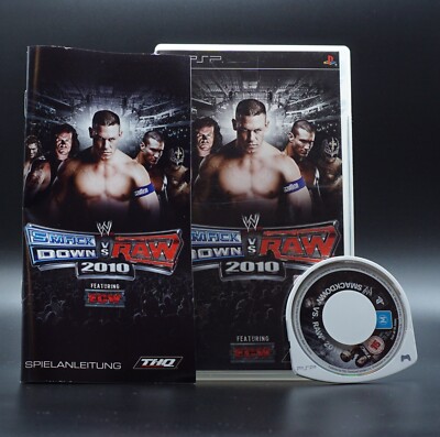 WWE Smackdown vs Raw 2010 (PSP Spiel, Komplett mit Anleitung)