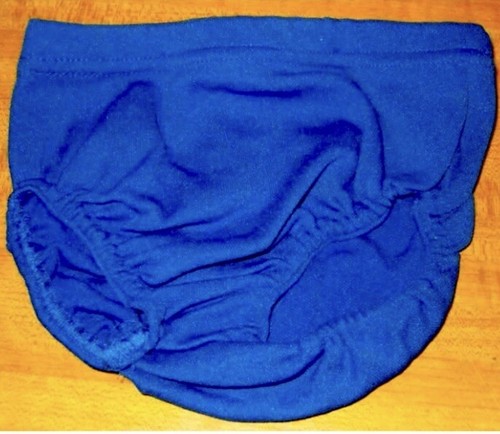 Youth XS (3T-4) Royal Blue Cheer Dance Spankie Diaper Cover Panty Bloomers NIP - Picture 2 of 2