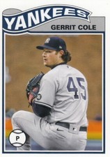 GERRIT COLE TOPPS UK UNITED KINGDOM 1978-79 HOCKEY REDUX YANKEES #20 2021 21