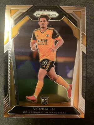 2020-21 Panini Prizm Premier League Vitinha #140 Wolverhampton Wanderers RC