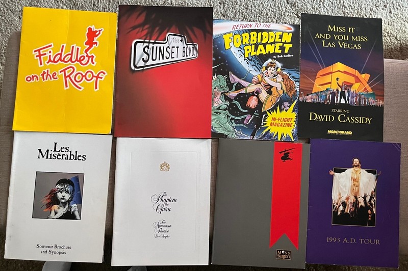 Eight Vintage Musical Plays Souvenir Programs