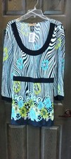 Women's plus size tops, Multi color,tie back,New With Tags