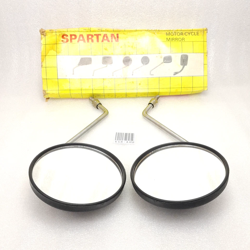 Espejos retrovisores Yamaha RX100 DT100 DT125 Mayfit RD80MX RS100 RS125 200 TY125 FS1 NUEVOS #7 Foto 3 de 4