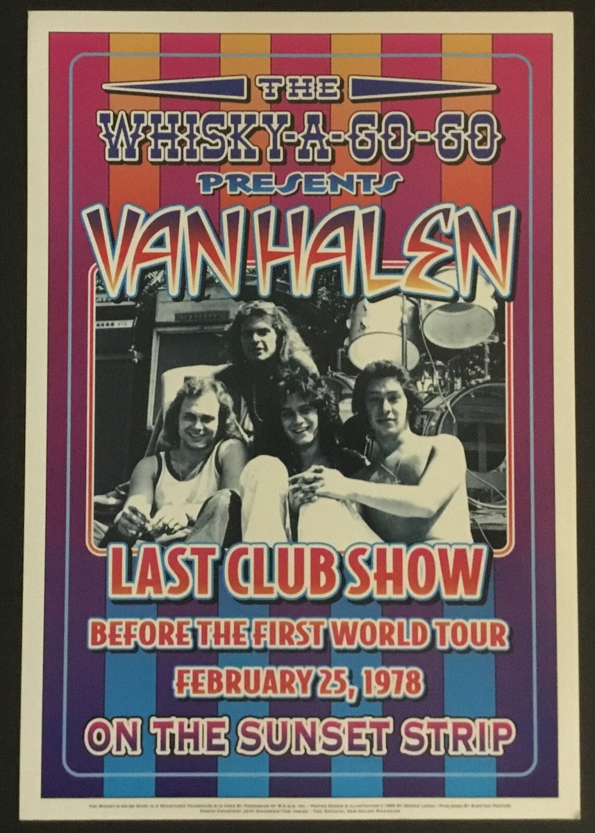 The Whiskey A Go Go Van Halen Last Club Show On Sunset Strip Music