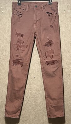 American Eagle Jegging Womens 31X30 Pink Next Level Stretch X Jeans Distress