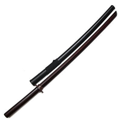 E-BOGU Handcrafted Red Oak Bokken (40'') with Saya/Sheath | Martial Arts Training