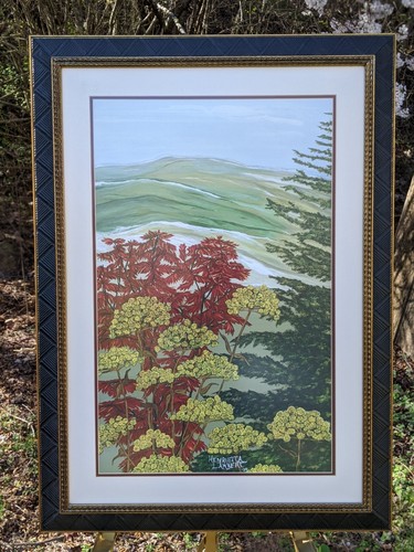 Litografía ""Majesty, Great Smoky Mountains"" de Henrietta Lambert (Cherokee) - Imagen 2 de 10