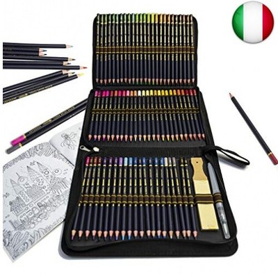 Set Matite Acquerellabili 96 Pezzi - Professionale Con Accessori - Ideale Per Artisti - Foto 11