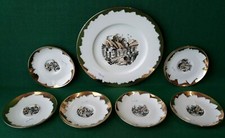 SERVIZIO VINTAGE 6 +1 PIATTI FRUTTA DOLCE PORCELLANA ESCHENBACH BAVARIA. UUU48