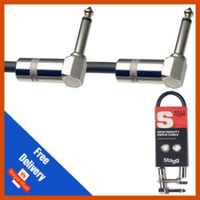 Stagg 5 x 10cm Patch Cable For Guitar Effects Pedal Board Wah Amp