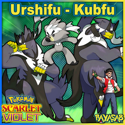 Pokemon Scarlet and Violet  6IV Best Stats Kubfu Urshifu Forms Pokémon Home